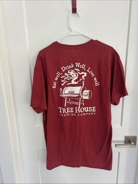 Tree House Brewing Company Maroon Summer Picnic Graphic Tee XL